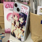 Korean Minimalist Girls Case for iPhone 11 12 13 14 15 16 Pro Max