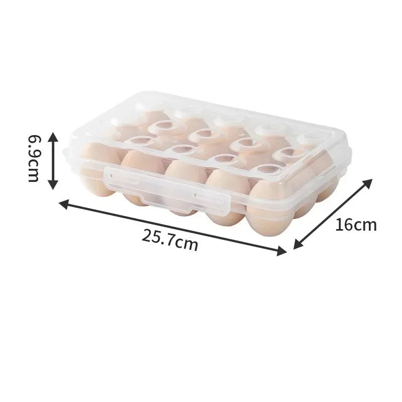 Portable Egg Storage Box Fridge Egg Holder