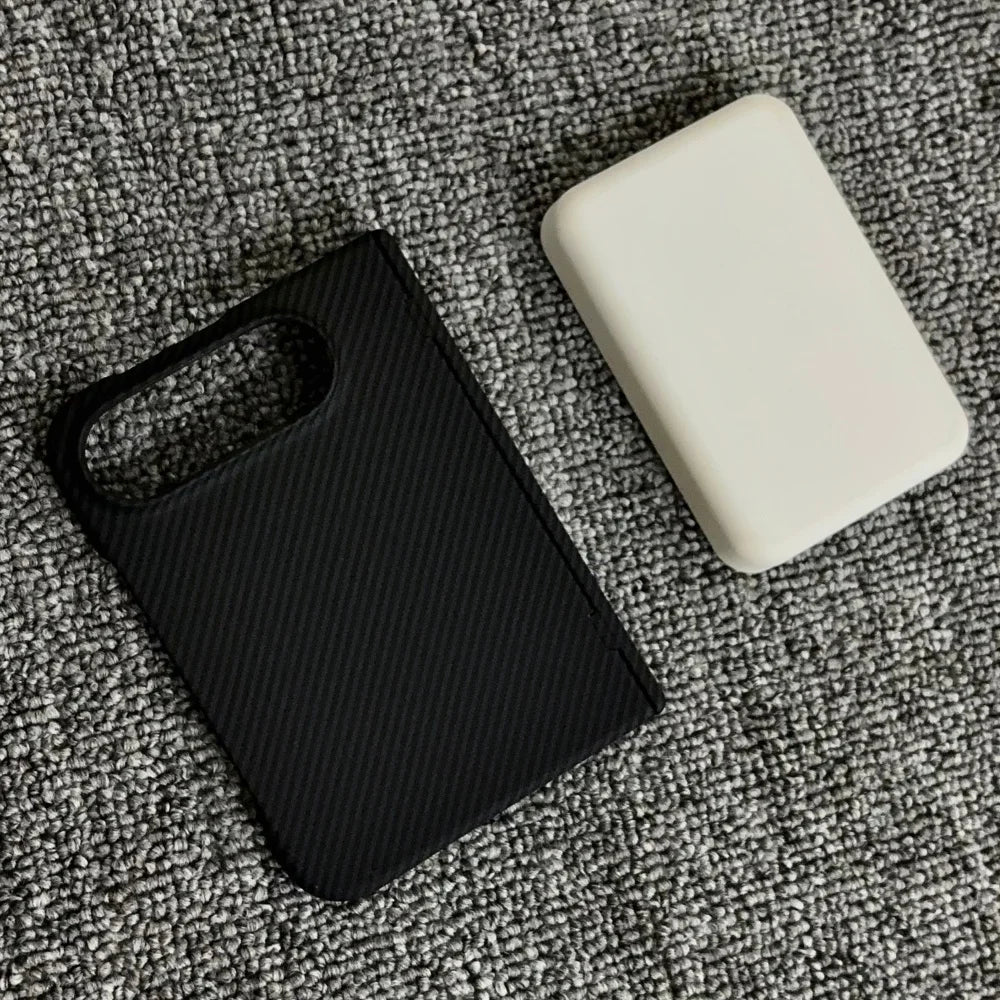 Carbon Fiber iPhone Duo Case | MagSafe Hinge Protection