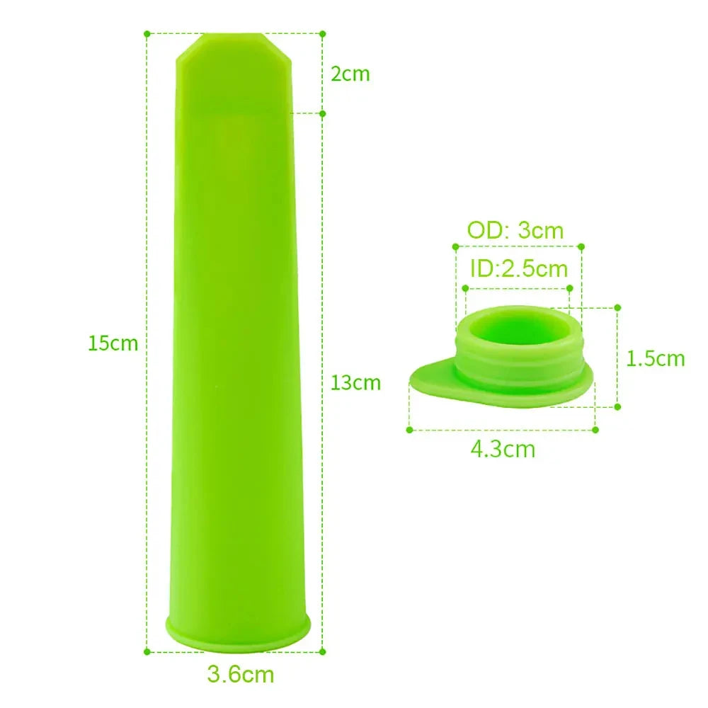 Silicone Popsicle Maker Mold – DIY Ice Lolly & Ice Cream Freezer Tray