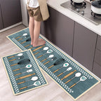 Kitchen Floor Mat UK Soft Washable Anti-Slip Area Rug
