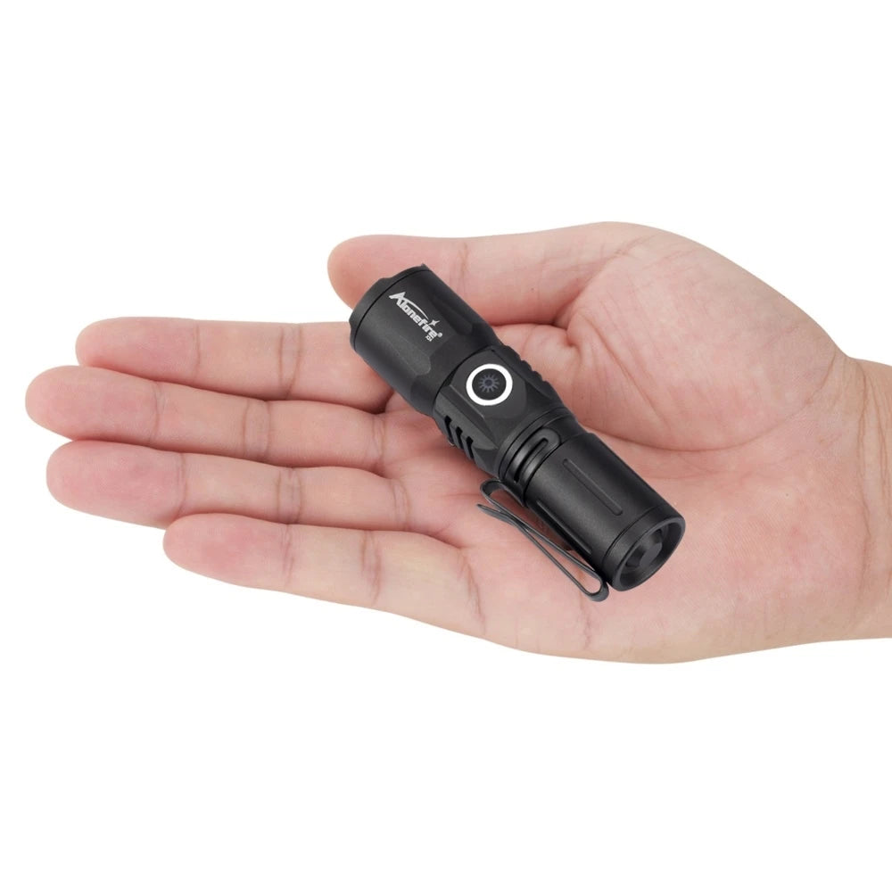 Zoom LED Mini Flashlight Type-C Rechargeable Pocket Torch Main image