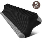 5 Pairs Men Ankle Socks Breathable Lightweight Casual Summer Trendy