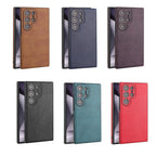 Luxury Vintage PU Leather Case for Samsung Galaxy S22 S23 S24 S25 S26