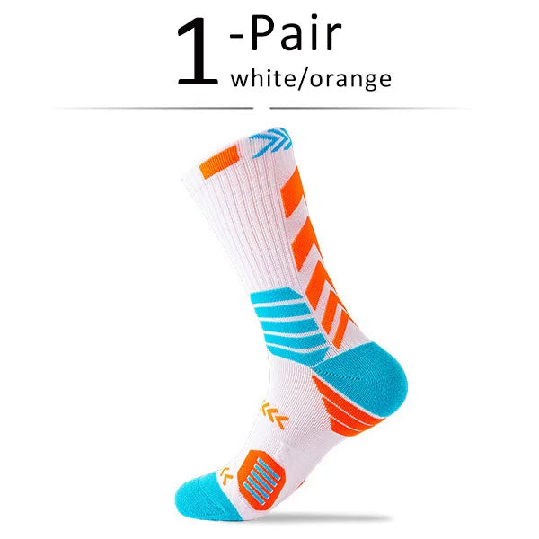 Elite Sport Compression Socks Running Cycling Basketball Socks Men
