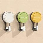 Suction Cup Wall Hooks Reusable No-Drill Towel & Clothes Hooks