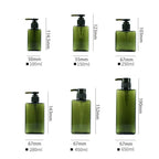 650ML Square Soap Dispenser Clear Liquid Shampoo & Lotion Pump Bottle