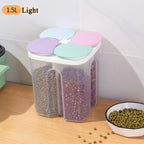 4-Grid Airtight Food Storage Container