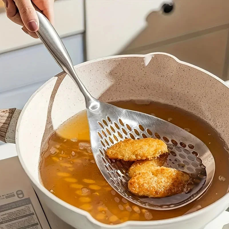 Stainless Steel Skimmer Spoon Large Food Strainer Secondary image