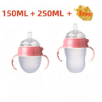 Silicone Baby Feeding Bottle Anti-Choking Nipple Cup