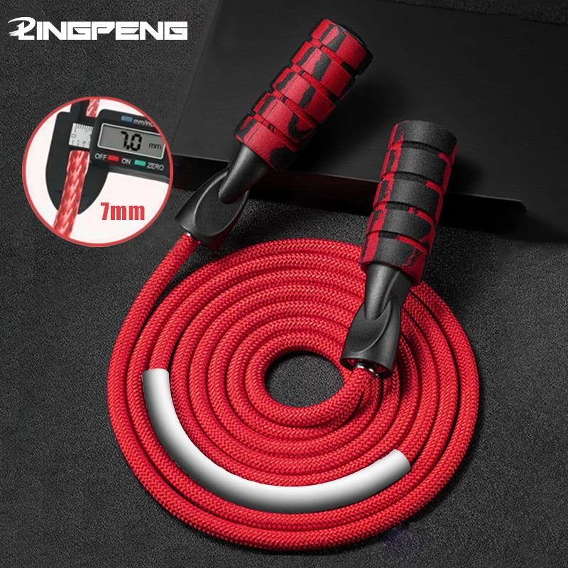 Professional Skipping Rope Thick Woven Bearing Speed Training Rope Main image