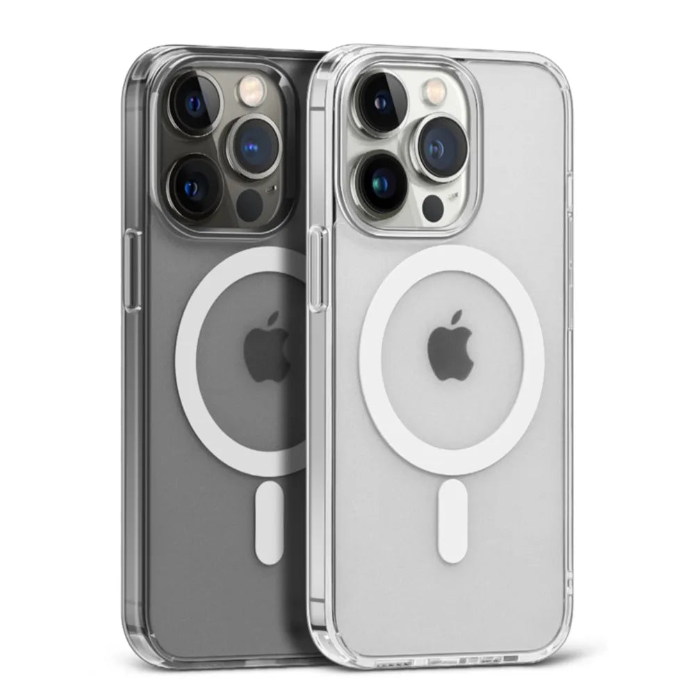 Clear MagSafe Magnetic Case for iPhone 11 12 13 14 15 16 17 Pro Max