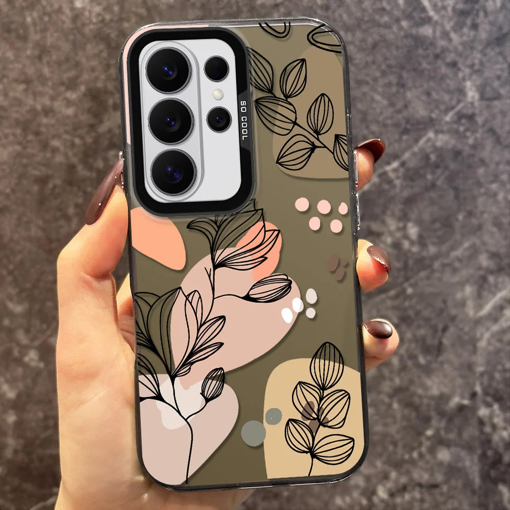 Floral Aurora Case for Samsung S21 FE S22 S23 S24 S25 S26 Ultra Cover