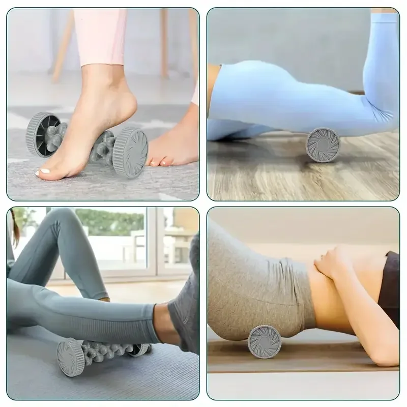 Foot Massage Roller & Yoga Ball for Plantar Fascia Muscle Relaxation