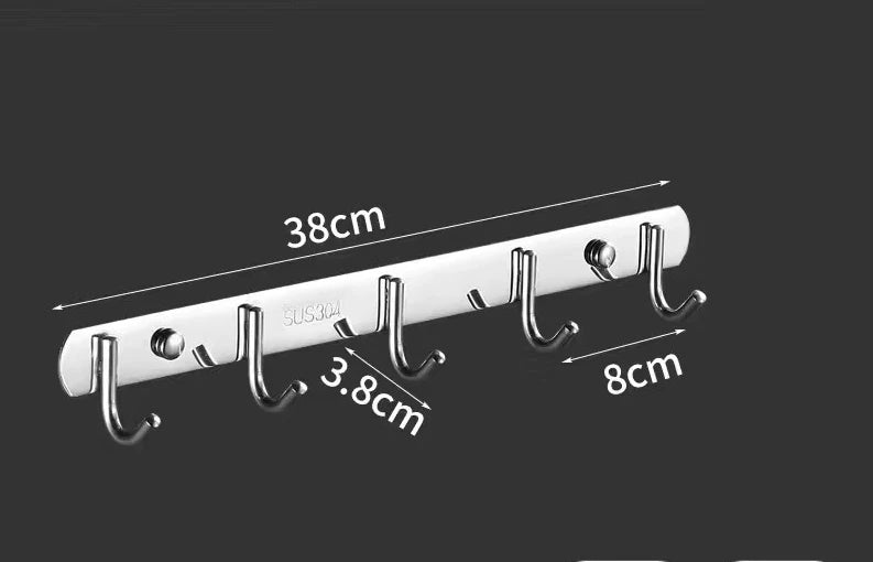 Stainless Steel Hook Rack