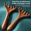 Wooden 6-Claw Head Massager UK Anti-Static Massage Comb