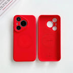 Luxury MagSafe Liquid Silicone Case for Huawei Pura 80 Pro & 80 Ultra