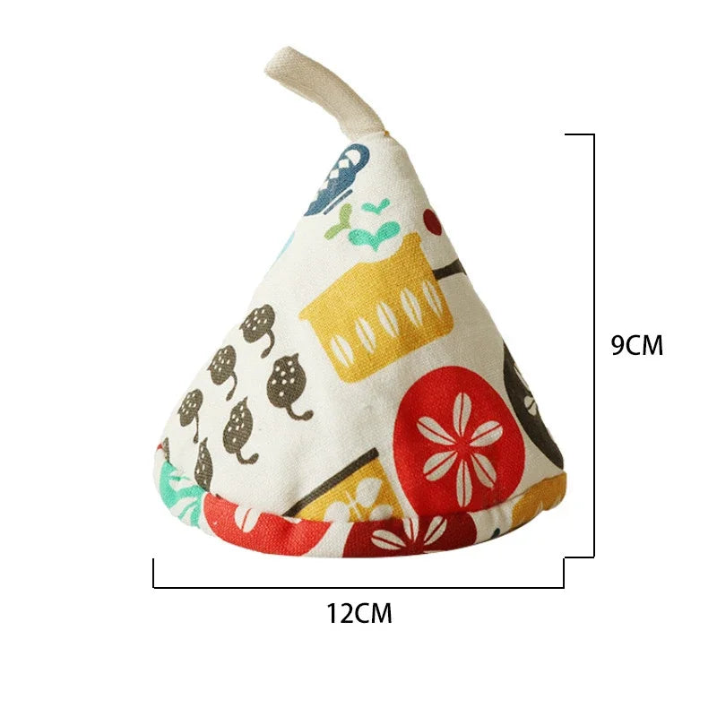 Anti-Scald Oven Mitt – Cotton Pot Lid & Microwave Heat Resistant Glove