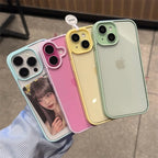 Clear Acrylic Candy Color Case for iPhone 17 Air 16 15 14 13 Pro Max