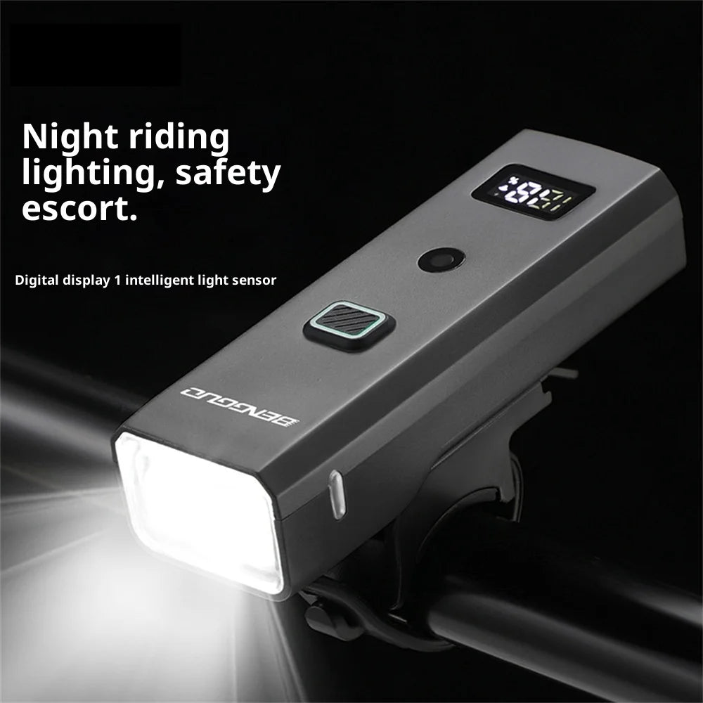 400LM Smart Sensor Bike Headlight USB-C Rechargeable