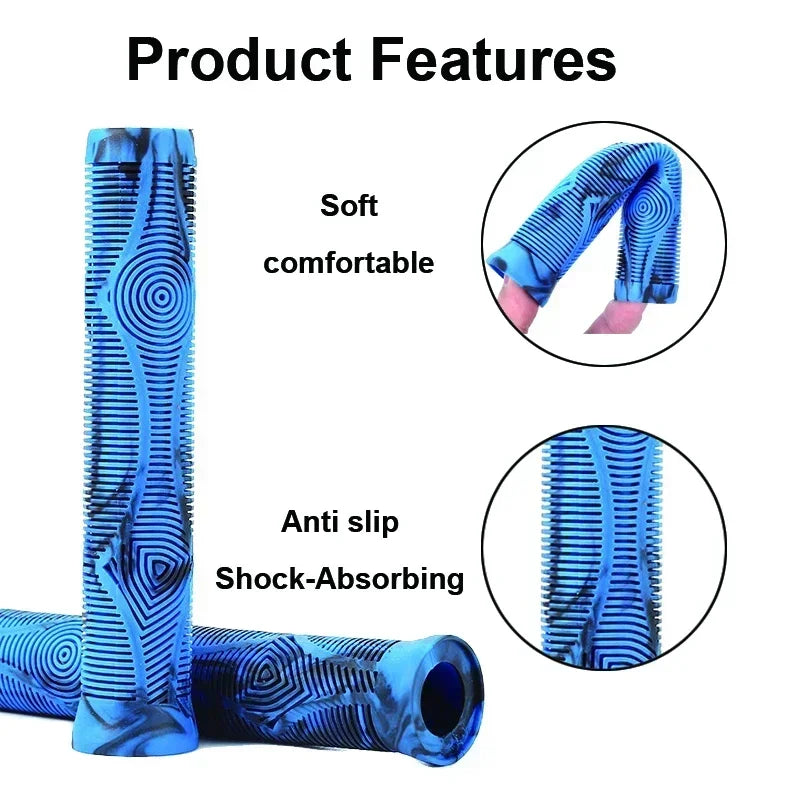 160mm MTB Handlebar Grips Extended Anti-Slip Shockproof Rubber