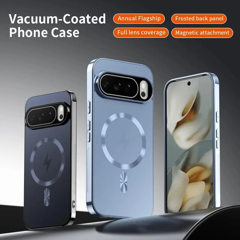 Magnetic Shockproof Matte Case For Google Pixel 10 Pro XL 9A 8A 7A Main image