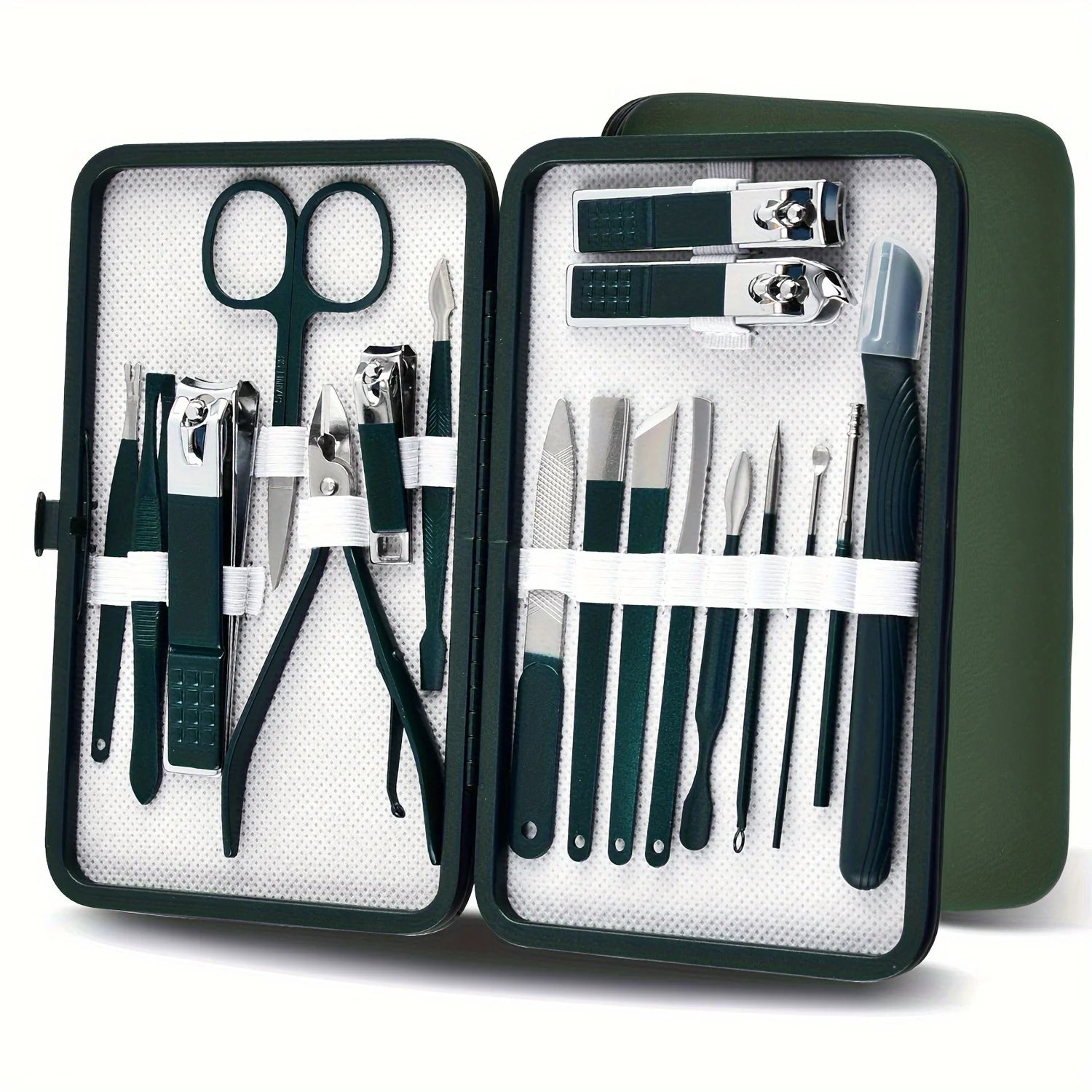 Professional 7 18pc Nail Care Kit Stainless Steel Manicure Set Secondary image