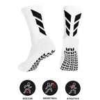 Non Slip Football Socks Men Anti Grip Training Sports 1 Pair