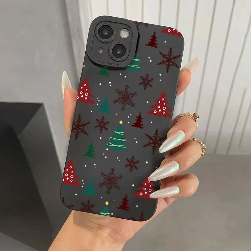 Christmas Tree Graphic Case for iPhone 11 12 13 14 15 16 17 Pro Max