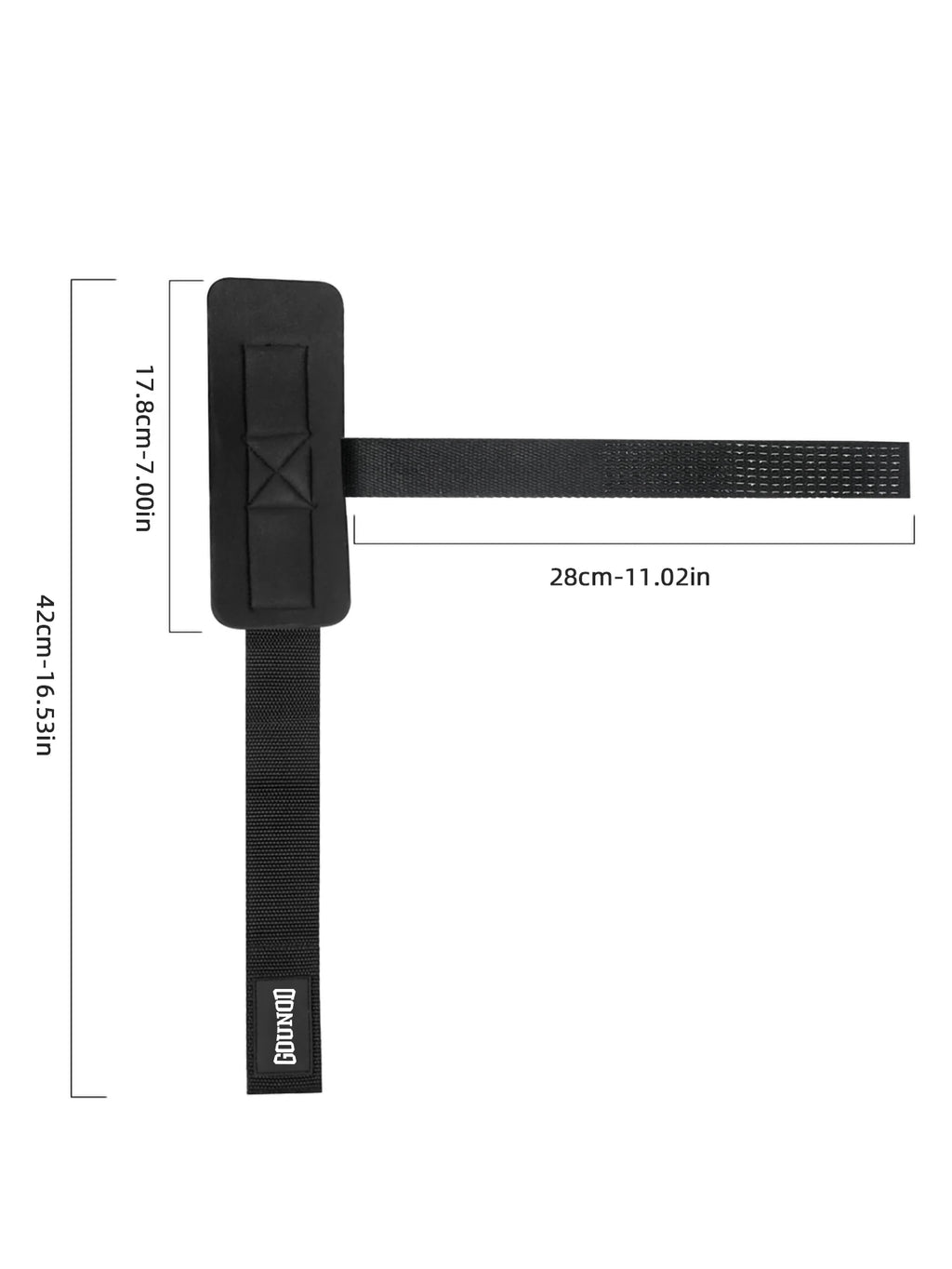 Weightlifting Wrist Straps Gym Grip Support for Strength Training