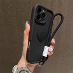 3D Heart Strap Case for Xiaomi 11T 13T 14T 15T 17T Pro Poco C71 C85