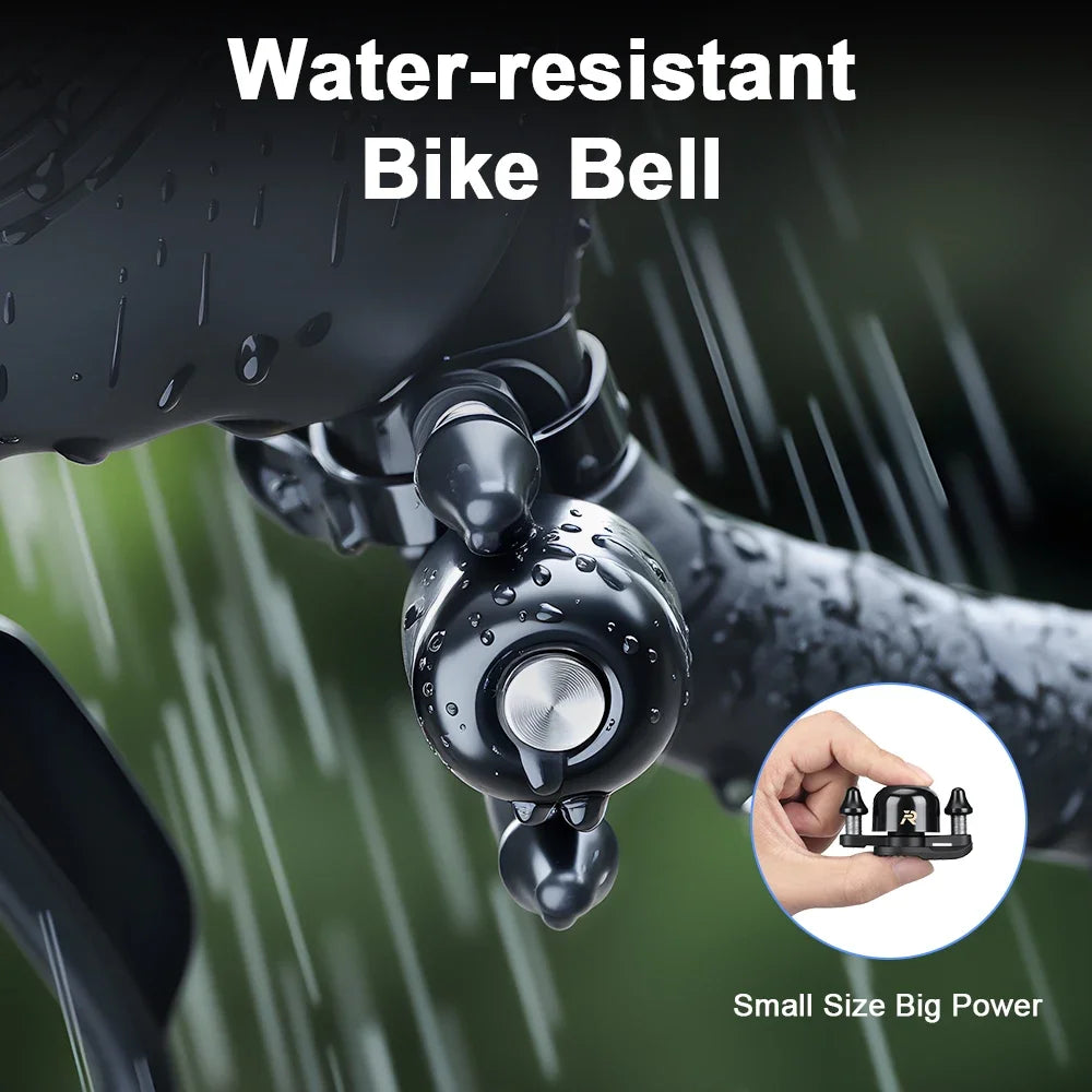 Rockbye Bike Bell 100dB Loud Cycling Horn Alarm for Road Bikes