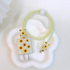 Cute Tulip Fast Charger Protector for iPhone 18W-20W