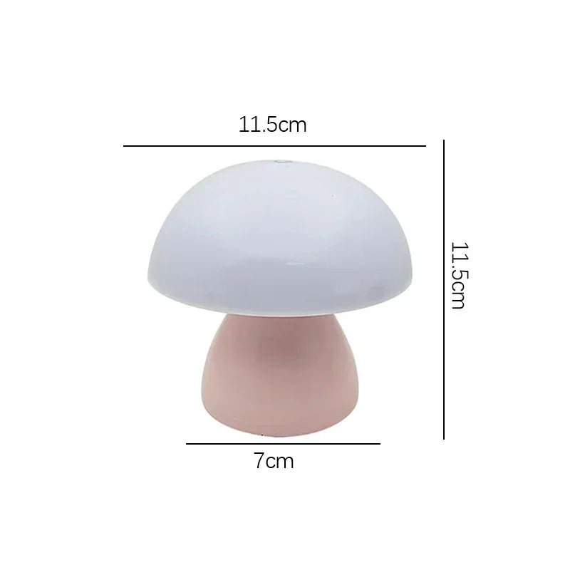 Mushroom LED Table Lamp Touch Dimming Night Light