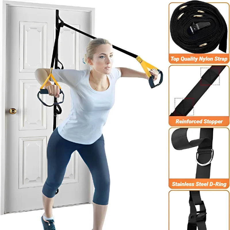 Resistance Band Door Anchor Strap Portable Home Gym Workout Attachment
