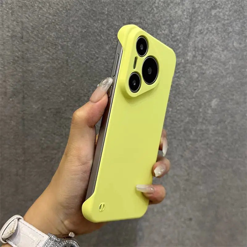 Borderless PC Bumper Case for Huawei Pura 80, 70 Ultra & 70 Pro Plus