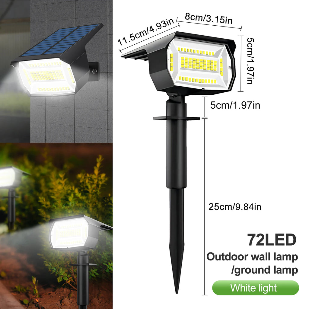 72/68 LED Solar Landscape Lights