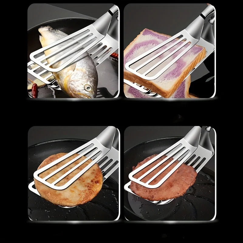 Stainless Steel Serving Tongs UK Buffet Food & Kitchen Tongs