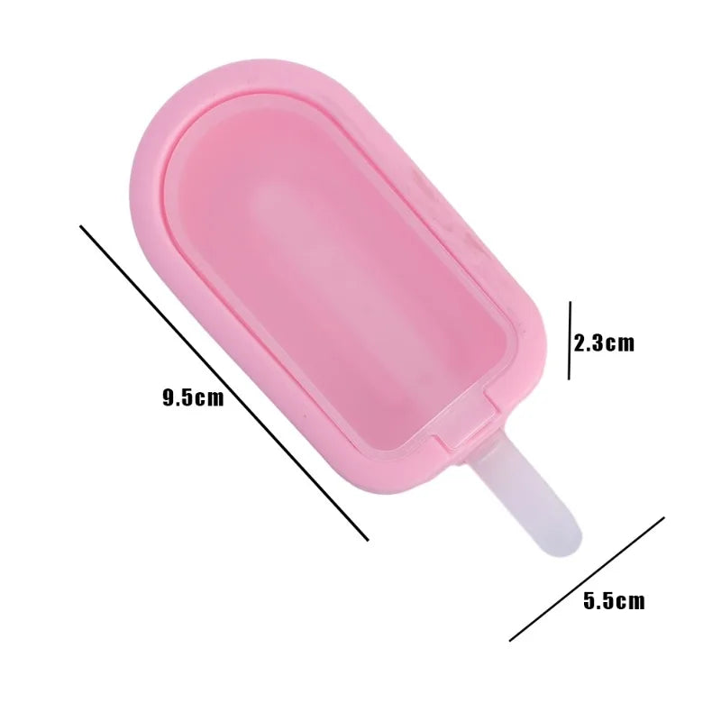 Popsicle Mold Set Silicone – DIY Ice Cream, Chocolate & Cream Ice Tray (1/4Pcs)