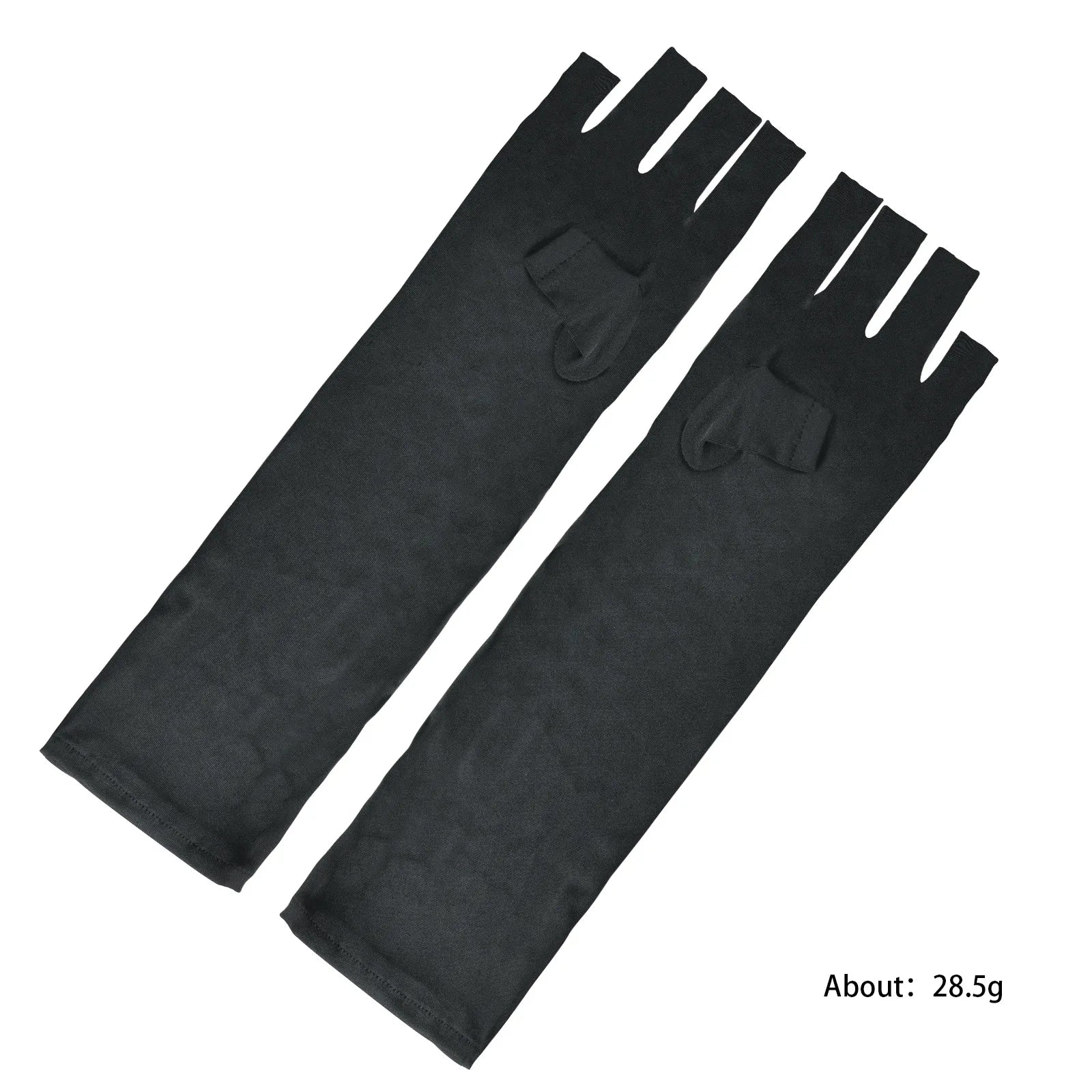 UPF 50+ Nail Art Gloves UV Protection Gloves for Gel Nail Lamp