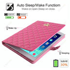 Lambskin Smart Stand Case For iPad 10th 9th Air 5 4 Pro 11 A16