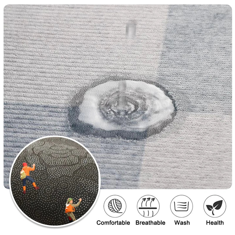 Super Absorbent Shower Bath Mat Anti-Slip Bathroom & Entrance Rug Secondary image