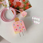 Cartoon iPhone Charger Protector 18W/20W Cable Cover