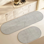 Diatomite Super Absorbent Kitchen Mat Non-Slip Washable Floor Rug