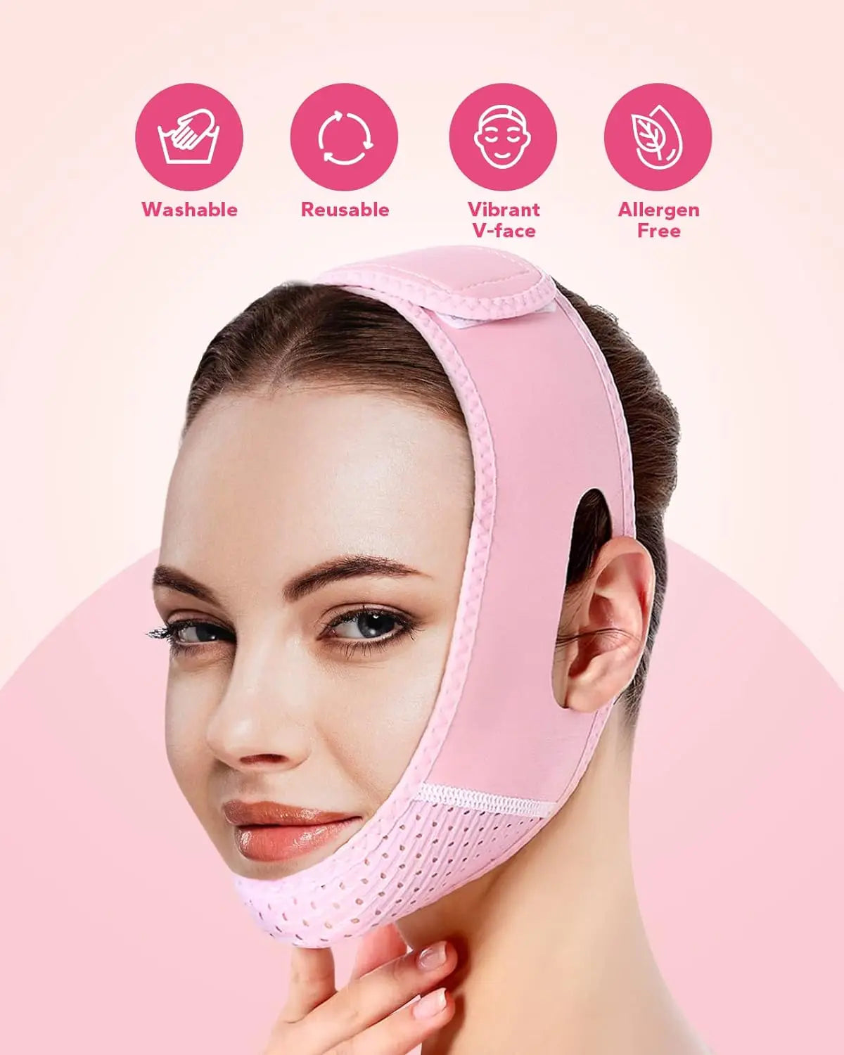 Reusable V Line Mask Double Chin Reducer Chin Strap Face Lift