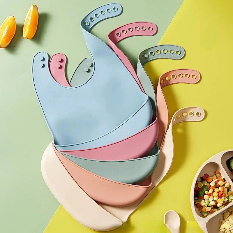 BPA Free Silicone Baby Bib Waterproof Feeding Bib Secondary image