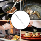 Kitchen Tweezers Stainless Steel – BBQ Food Clip & Cooking Tongs (1/3Pcs)