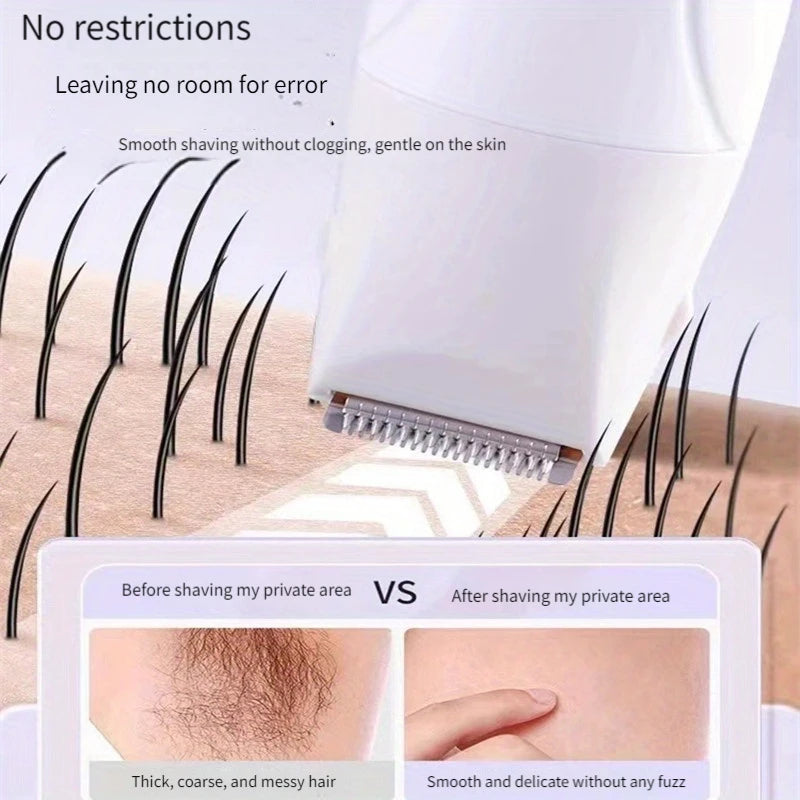 Women's Electric Hair Remover Waterproof Bikini Trimmer Painless