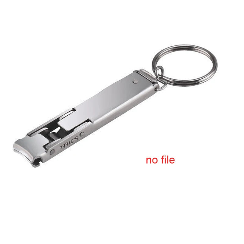 Ultra Thin Nail Clippers Portable Stainless Steel Travel Manicure Tool