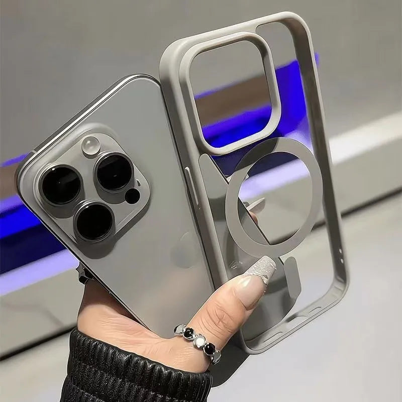 Luxury Magnetic MagSafe Case for iPhone – Shockproof Armor Cover